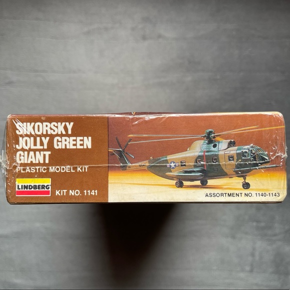 Lindberg Plastic Snap Fit Sikorsky Jolly Green Giant 1/72 Scale Model Kit 1982 - Picture 5 of 6